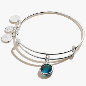 Alex and Ani Emerald Bangle - May Birthstone